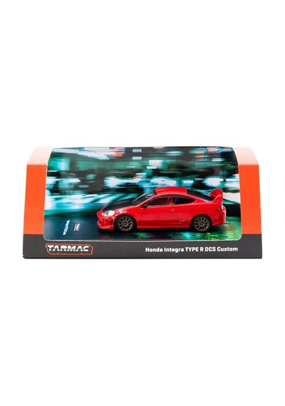 Tarmac Works 1/64 Honda Integra Type R Dc5 Custom Red