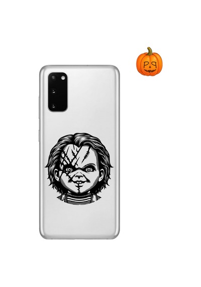 Dali Design Samsung Galaxy S20 Uyumlu Şeffaf Kılıf Horror 4 Tasarımlı