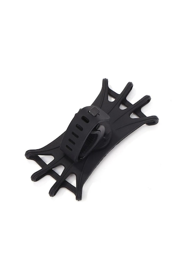 Bisiklet Telefon Tutucu Bike Holder Esnek 4.5-6 İnç Destekler Siyah