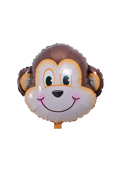 6 Adet Safari Konsepti Doğum Günü Hayvan Folyo Balon Seti