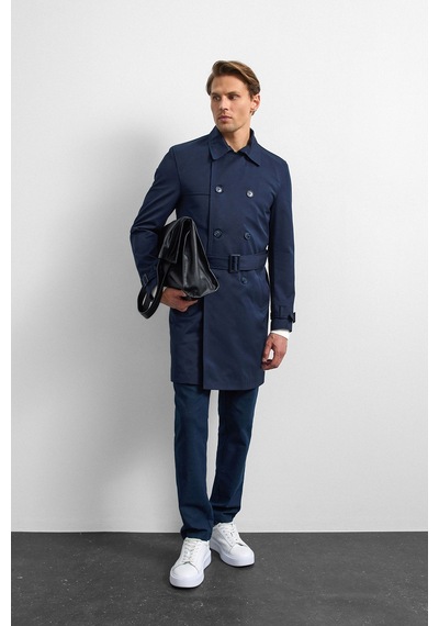 Backandbond Lacivert Casual Trençkot Çok Renkli