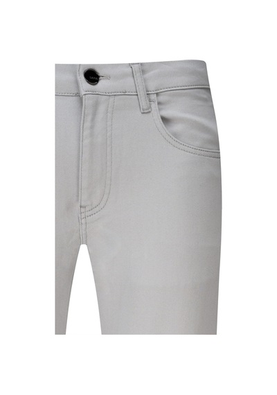 Hatemoğlu Gri Slim Fit Pamuklu 5 Cep Kanvas Pantolon Hatemoğlu Gri Slim Fit Pamuklu 5 Cep Kanvas Pantolon