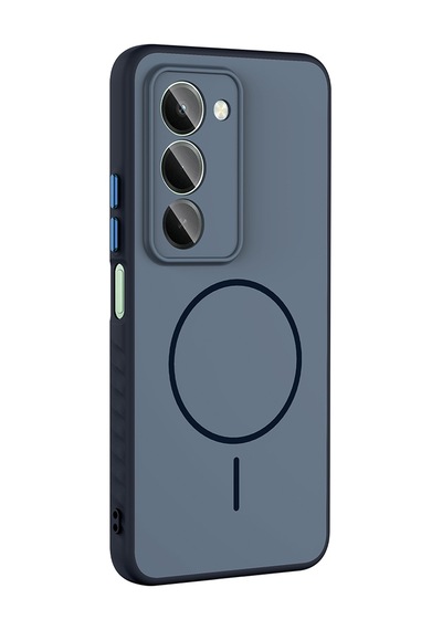 Xiaomi Redmi 15 Kılıf Kamera Lens Korumalı Magsafe Destekli Silikon Pazarplus Siyah