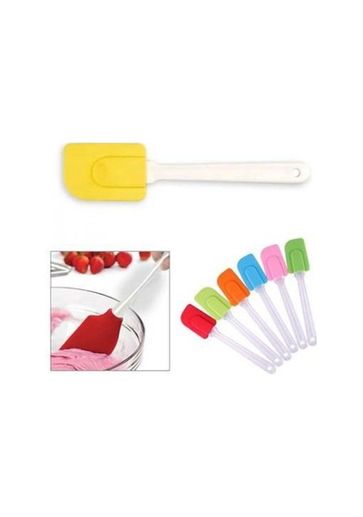 Renkli Silikon Spatula - Büyük Diğer