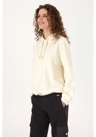 U.s. Polo Assn. Kadın Sweatshirt 50309464-vr256 İnci