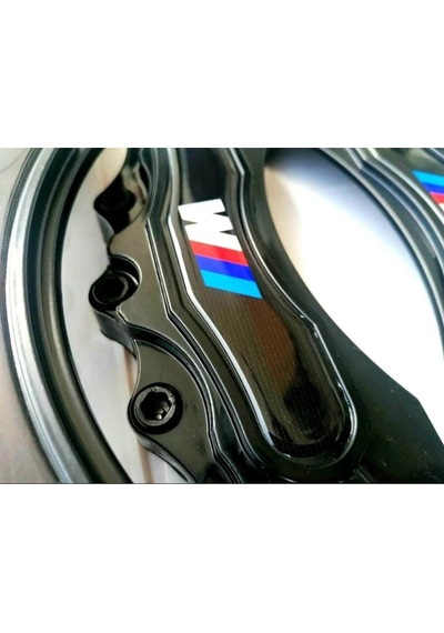 Bmw M Logolu Siyah Kaliper Kapağı 4 Parça