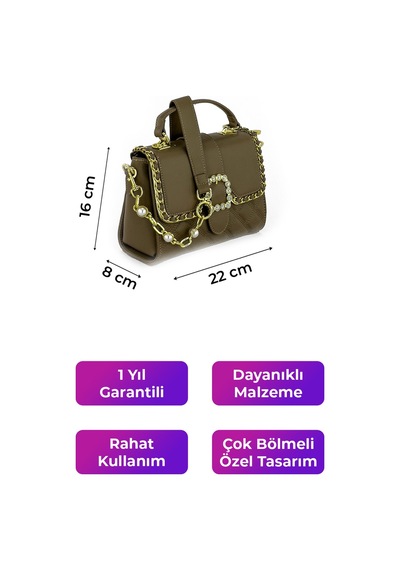 Kriste Bell Kadın Çanta Taupe 26498 Taupe