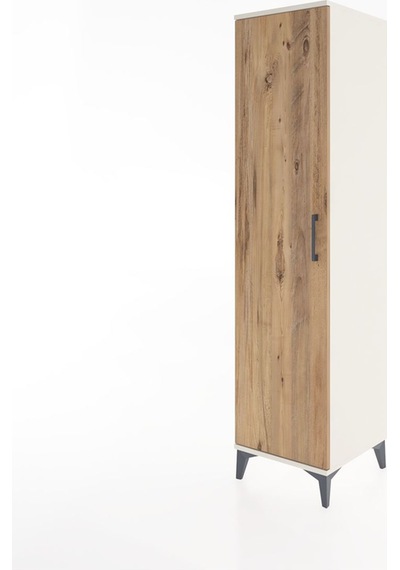 Hyperion Dolap 4 Raflı Tek Kapaklı 44x44x182 Aytaşı-çam Aytaşı