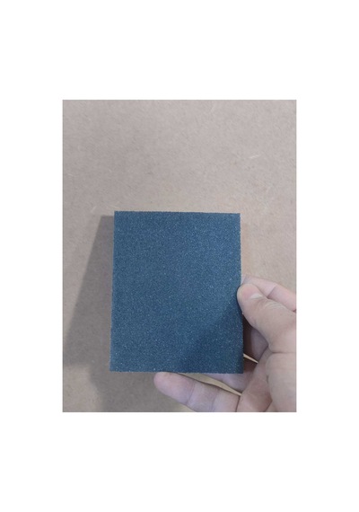9.5 X 12.5 Cm Yassı Sünger Zımpara 180 Kum 1 Adet Takoz Blok Flex Taşlama Ahşap El İnce İş Zımparası