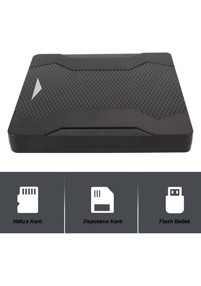 Monozone 5in1 Cd Oynatıcı Yazıcı Okuyucu Dvd Player Işıklı