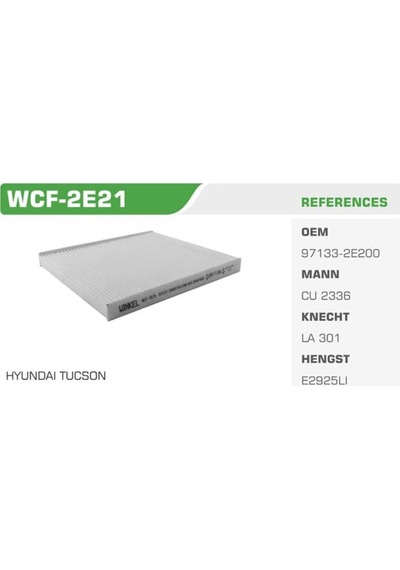 WINKEL WCF-2E-21 Polen Filtresi Rio Blue