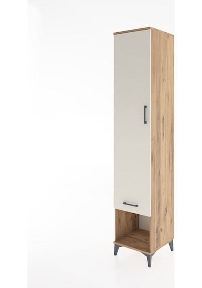 Hyperion Dolap 5 Raflı Tek Çekmeceli Tek Kapaklı 44x44x221 Çam-aytaşı Atlas Çam