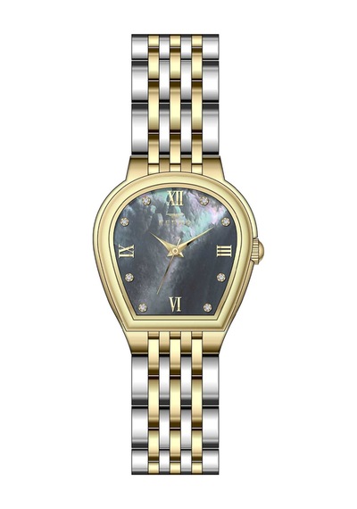 Ferro Fl88745a-d2 Qurtz Çelik Gri Sarı 23 Mm Kadın Kol Saati