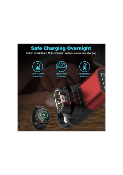 Caseonn Forerunner 55 Taşınabilir Şarj Dönüştürücü Adaptörü Micro Usb