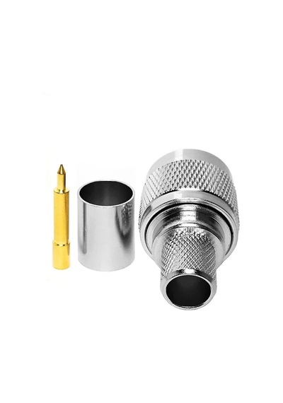 N Erkek Lmr400-Rg8 Sıkmalı Crimp Rf Konnektör Nm400C