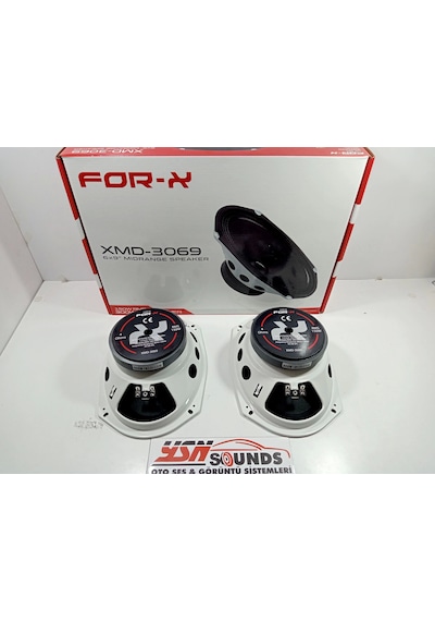 For-x Oval Midrange For-x 300w 150rms Midrange Hoparlör For-x Xmd-3069 Prof Midrange
