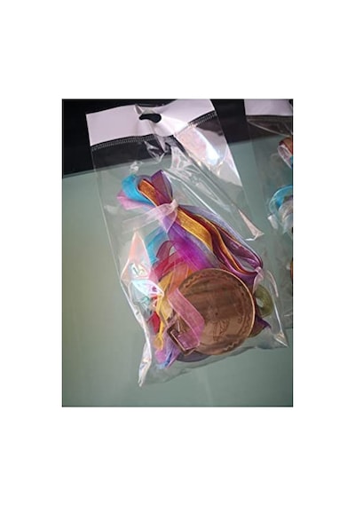 Çocuklar İçin Diş Cesaret Madalyası, 10'lu Set Altın - Beyaz