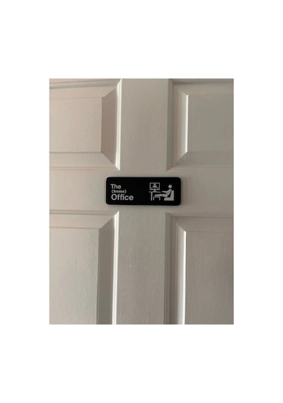 Home Office Kapı Tabelası Özel 17 Cmx6 Cm
