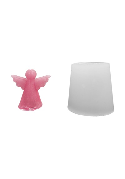 Tahtakale Toptancı Silikon 3d Sade Minimalist Melek Mum Kalıbı