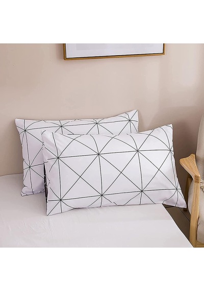 Mulberry Pandora Beyaz Nevresim Takımı Çift Kişilik- 200 x 220 Beyaz