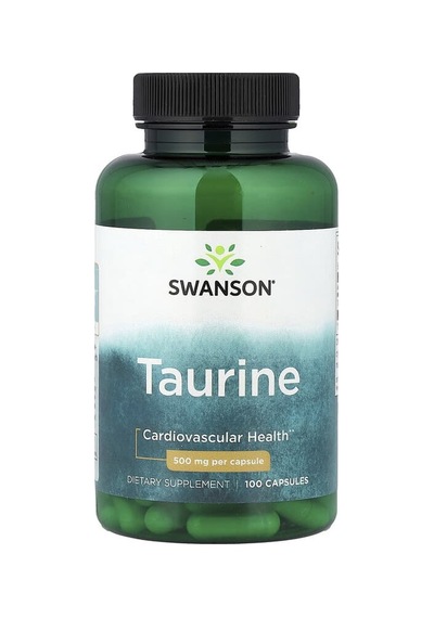 Swanson Vitamins, Taurine, 500 Mg, 100 Capsules
