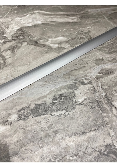 Alüminyum Kapı Eşik Profili Parke Altı Çıtası Yapışkanlı 90 Cm