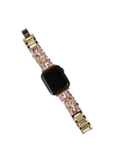 Newface Watch 22mm Kr405 Metal Bakla Kordon - Lila Diğer