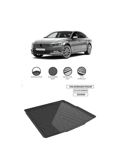 Kit Garaj Volkswagen Passat 2015+ Bagaj Havuzu Termoform