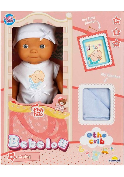 Dollz N More Bebelou Sesli Hoş Geldin Bebeği 30 Cm 56837 Mavi