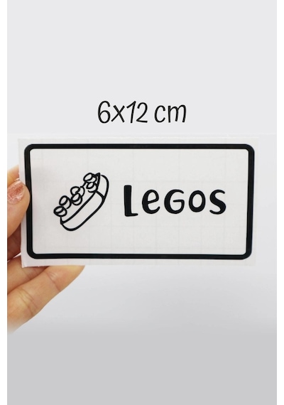 MSticker Oyuncak Kutusu Sticker-Organizer Etiket-Şeffaf Baskılı 28 Adet