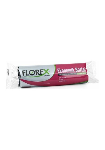 Florex Ekonomik Battal Boy Çöp Torbası 20 Adet Siyah 72 x 95 CM