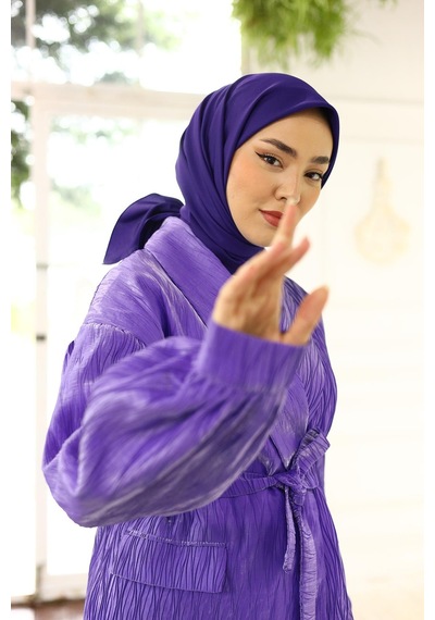 Silk Home Twill Eşarp 11343-77 Mor