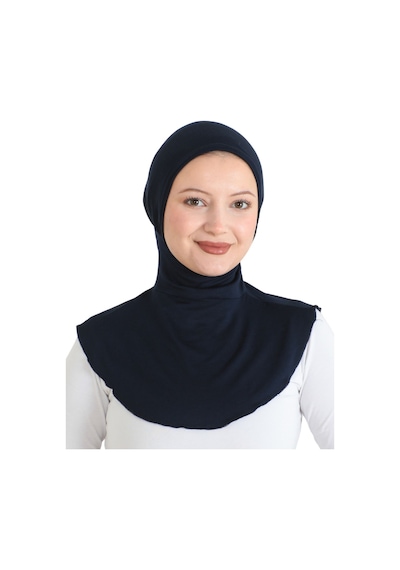 Modish Group Kadın Boyunluklu Hijab Tesettür Pratik Spor Bone - Sarı Lacivert