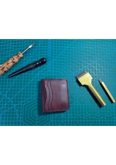 Deer Craft Timber Bordo Cüzdan