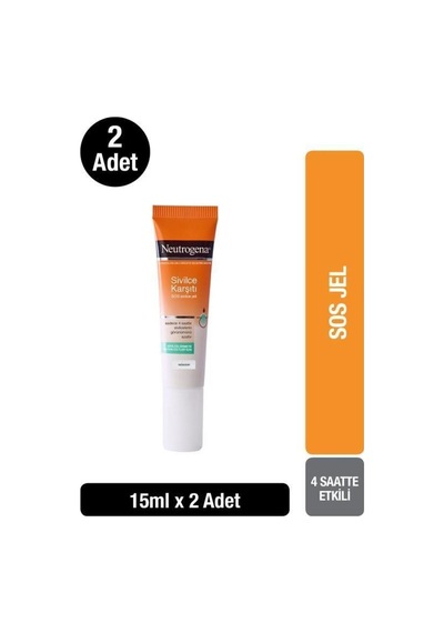 Visibly Clear Sivilce Karşıtı Sos Hızlı Etkili Akne Jeli 15 Ml X2