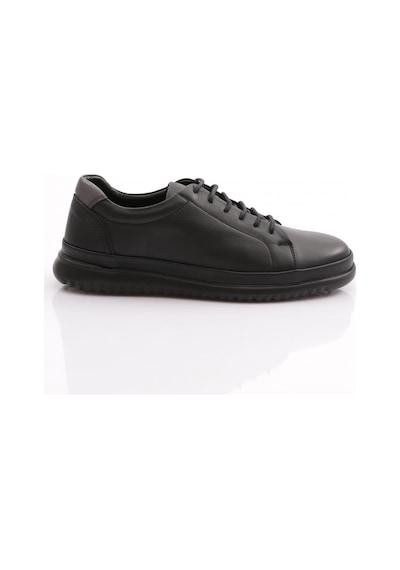 Dgn 9144 Erkek Düz Taban Sneaker Ayakkabi 9144-2505-R1579 Gri - Siyah