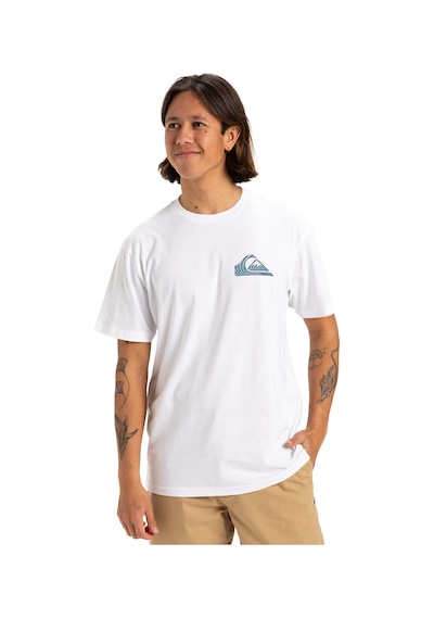Quiksilver Window Pane Erkek Beyaz Yuvarlak Yaka Tişört Beyaz