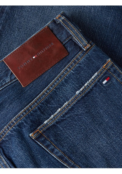 Tommy Hilfiger Erkek Regular Tapered Harlem Baz Indigo Jean-13201 Mavi