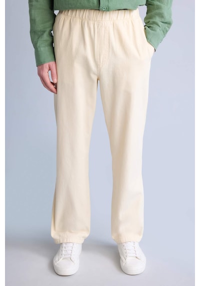 DeFacto Bol Rahat Kesim Wide Leg Yazlık Keten Pantolon C2727AX25SPBG760