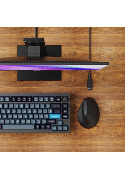 M5 Kablosuz Ergonomik Fare En İyi Pixart 3950 Sensörüne Sahip. 2.4 Ghz, Bluetooth Ve Usb Kablolu Bağlantı M5-a23