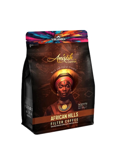 Anisah African Hills Çekirdek Filtre Kahve Orta Kavrum Medium Roast 500 G