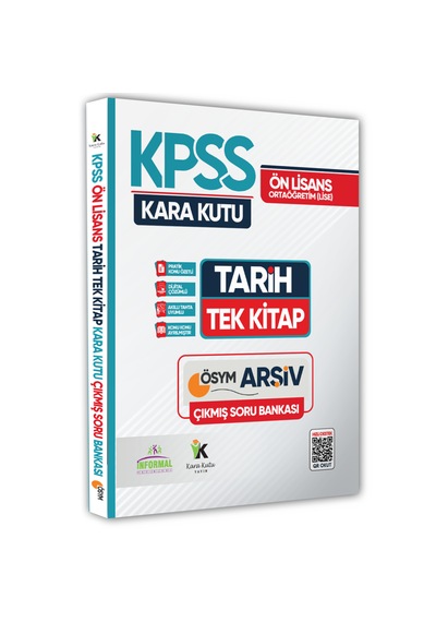 Kpss Önlisans-ortaöğretim Tarihin Kara Kutusu Tek Kitap Soru Bank
