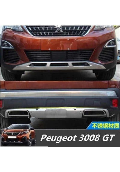 Peugeot 3008 2016-2020 Ön Arka Difüzör Metal