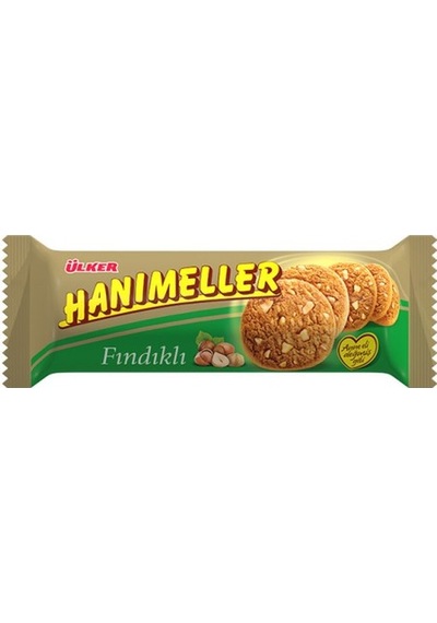 Ülker Hanımeller Fındıklı Bisküvi 18 x 88 G