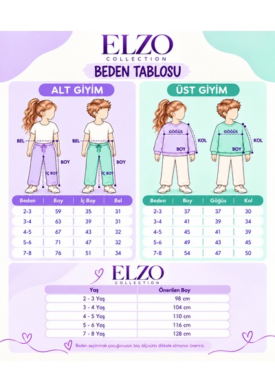 Elzo Collection Kız Çocuk İce Cream Baskılı Ekru Sweatshirt Kareli Pantolon Denim Kot Alt Üst Takım Çok Renkli Elzo Collection Kız Çocuk İce Cream Baskılı Ekru Sweatshirt Kareli Pantolon Denim Kot Alt Üst Takım Çok Renkli