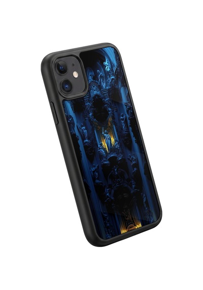 İphone 11 Uyumlu Gotik Desenli Kamera Korumalı Darbelere Dayanıklı Kılıf 1252-gotik-iphone11