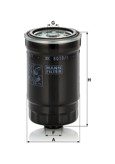 Mann-fılter Yakıt Filtresi Wk 8019/1 Hyundai
