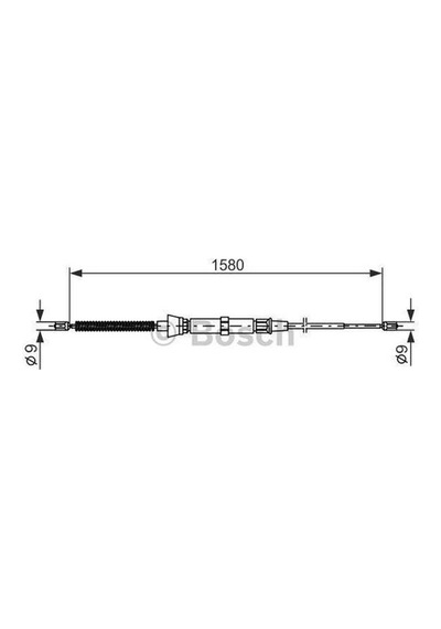 Bosch 1987477806 Fren Teli 1580 Mm 6q0609721d -