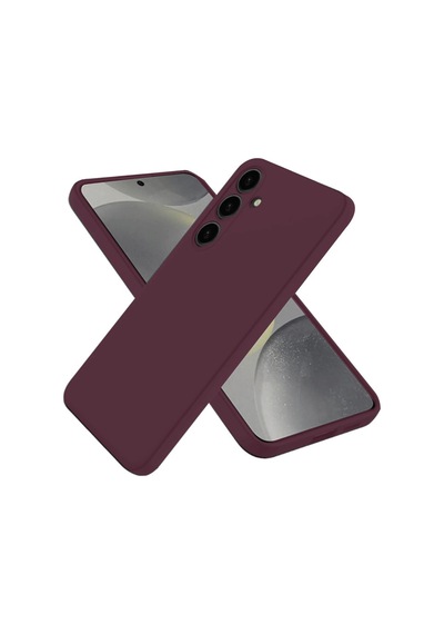 Uray Store Samsung Galaxy Uyumlu  A36 Kılıf First Silikon - Mürdüm