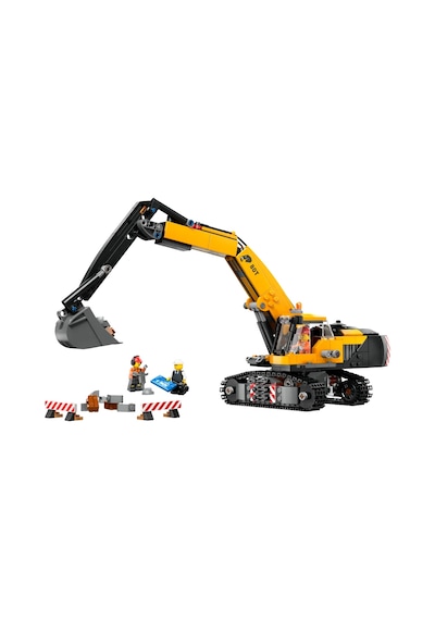 LEGO® City Sarı İnşaat Ekskavatörü 60420 - 8 Yaş & Üzeri Çocuklar için Yaratıcı Oyuncak Yapım Seti (633 Parça)